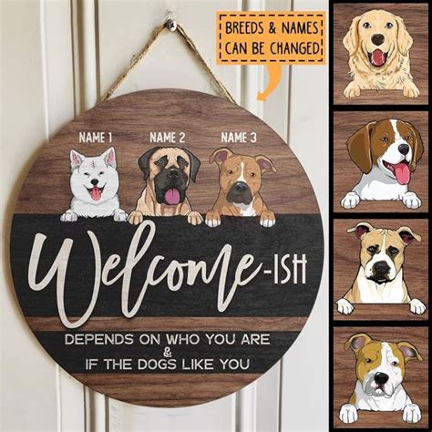 personalized dog sign